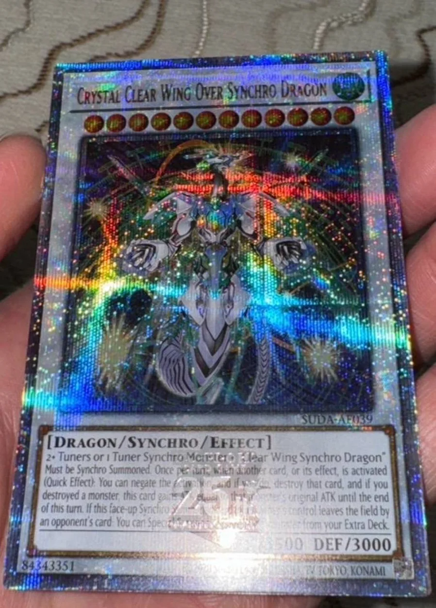 yugioh-suda-ae039-crystal-clear-wing-over-synchro-dragon-quarter-century-secret-rare-collection-asiatique-anglais-carte-menthe