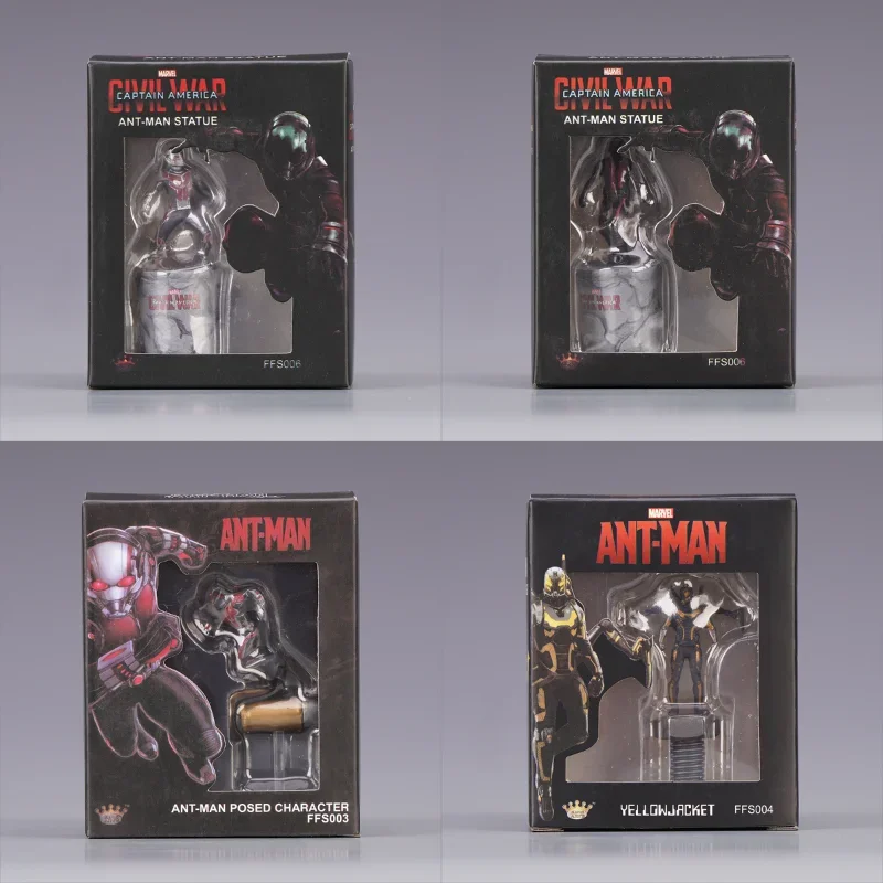

6.5-7cm Marvel Superhero Captain America Ant Man Hornet Mini PVC Action Figure Collection Model Toy Brithday Gift