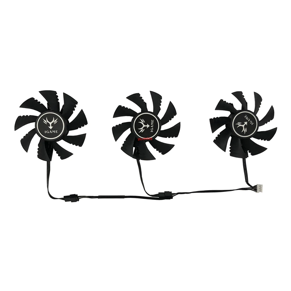 3Pcs/Set GPU Cooler Graphics Card Fan For Colorful iGame GTX1080 GTX 1070 1080 U-8GD5X LE VGA Video Replace