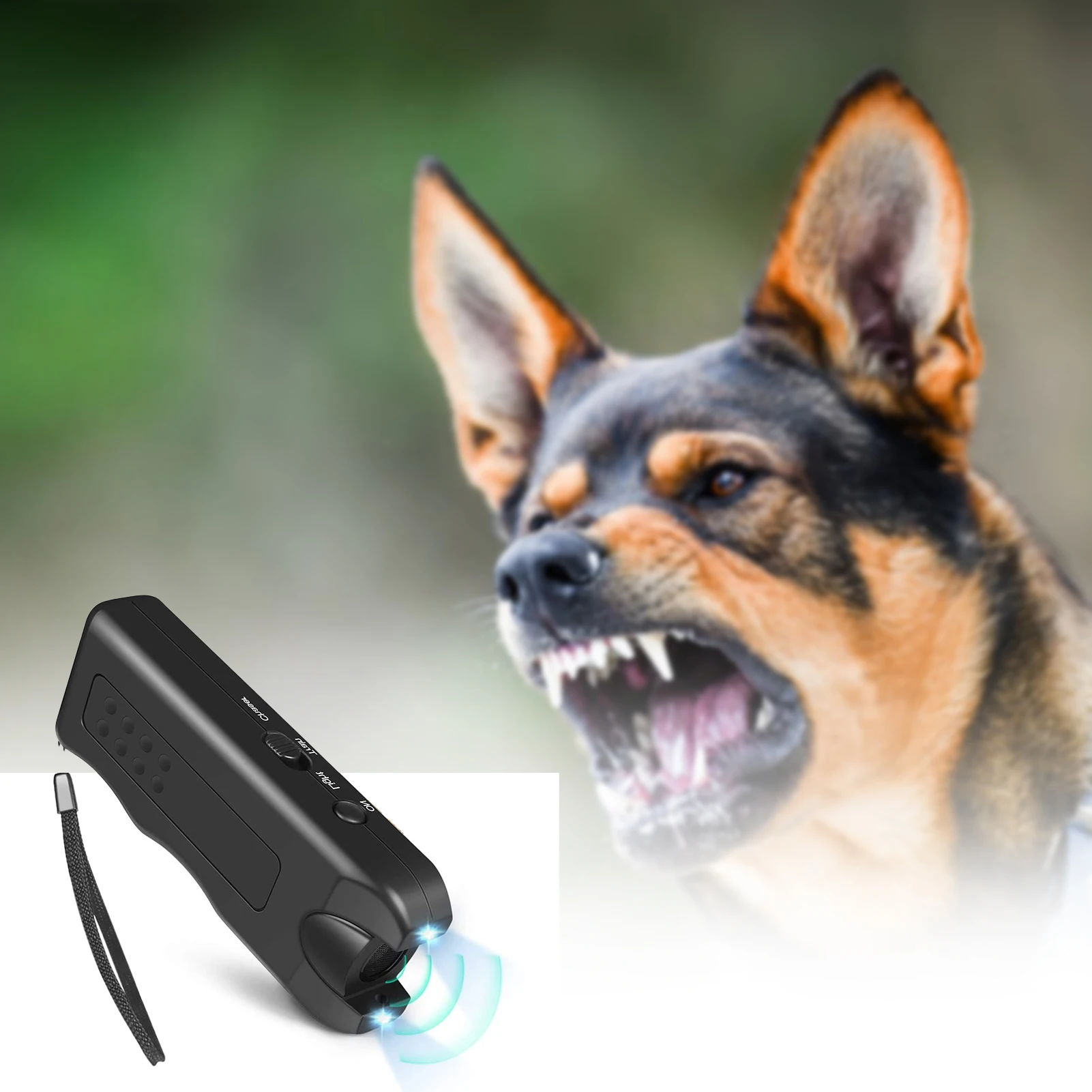 Handheld Light-Emitting Ultrasonic Dog Repeller Stop Neighbor Dogs Barking Tool Pet Dog Supplies