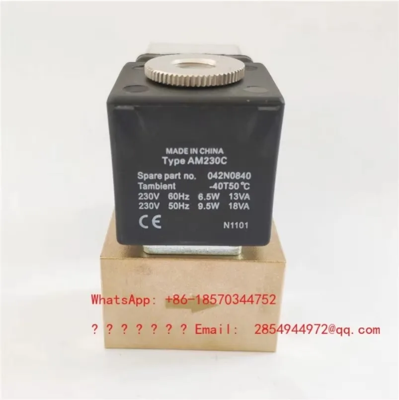 2027   042N0840 AM230C Solenoid Valve, AC220V， Interface G3/8 G1/4, 2-point and 3-point Control Fluid on/off Valve Accessories