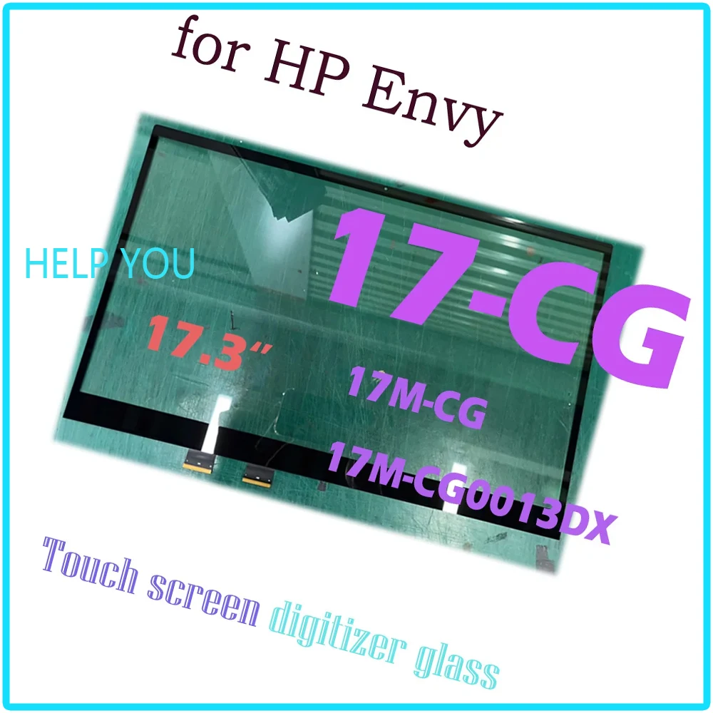 

NEW Original 17.3’’ Touch Glass for HP Envy 17M-CG 17-CG 17M-CG0013DX TPN-C146 Touch Screen Digitizer Panel Replacement