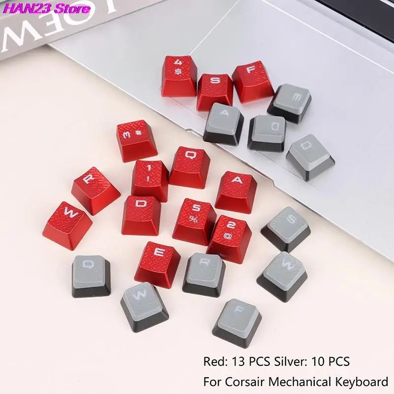 New 10pcs Non-Slip RGB Keycaps for Corsair K70 K65 K95 G710 ANSI Layouts OEM for MX Switch Mechanical Keyboard Accessories