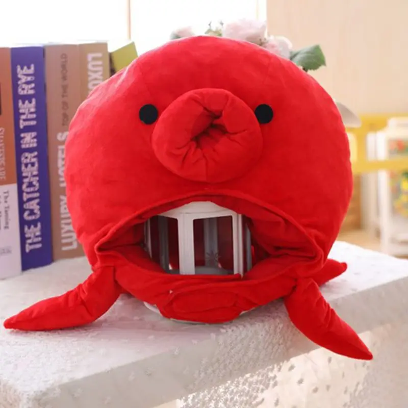 

for Creative Octopus Sea Animal Hat Soft Plush Stuffed Toy Headwear Cap Adult Kids Festival Cosplay Party Costume Photo