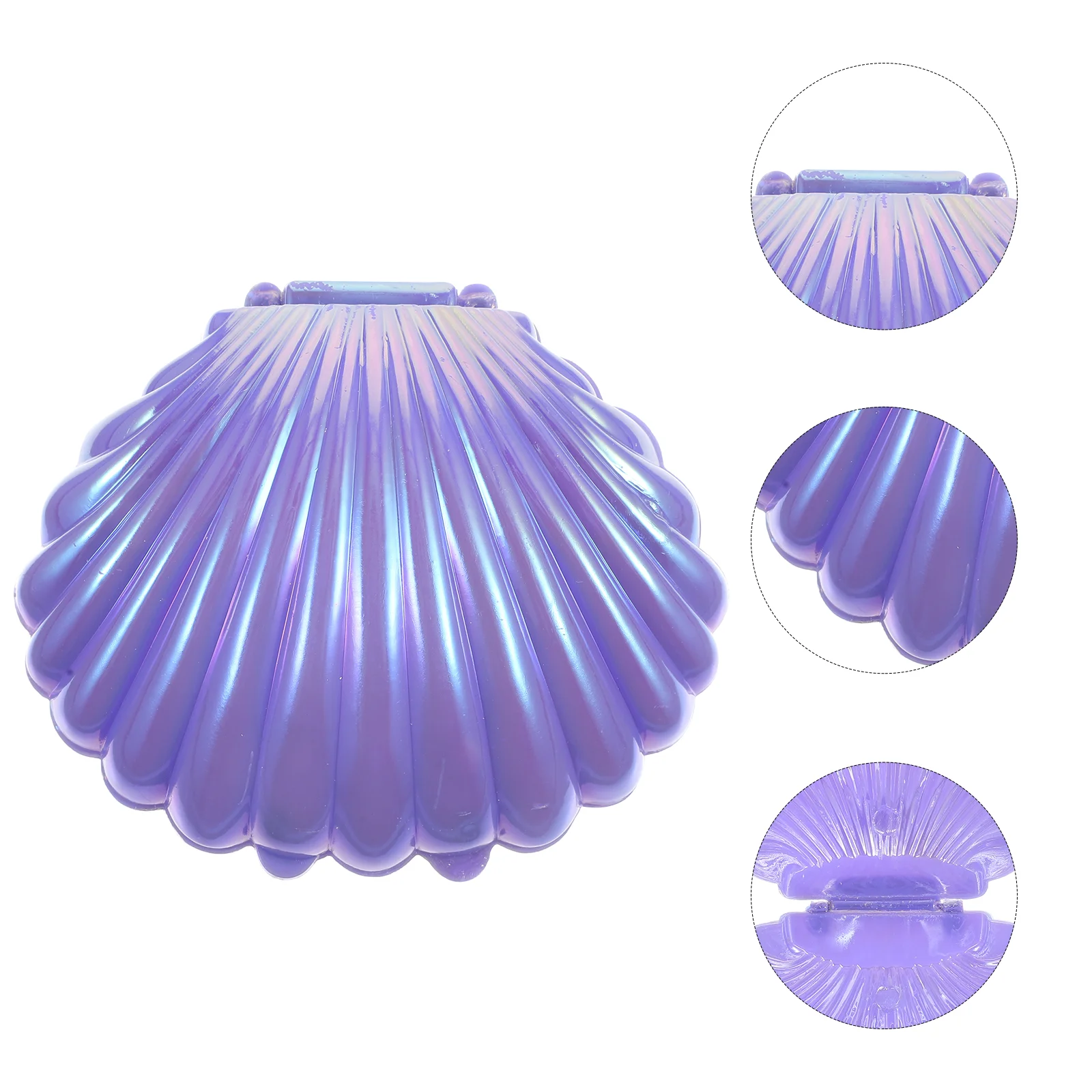 

10 Pcs Candy Box Seashell Themed Gifts Jars for Party Table Storage Dust-free Dish Pp Boxes Favor Containers Favors