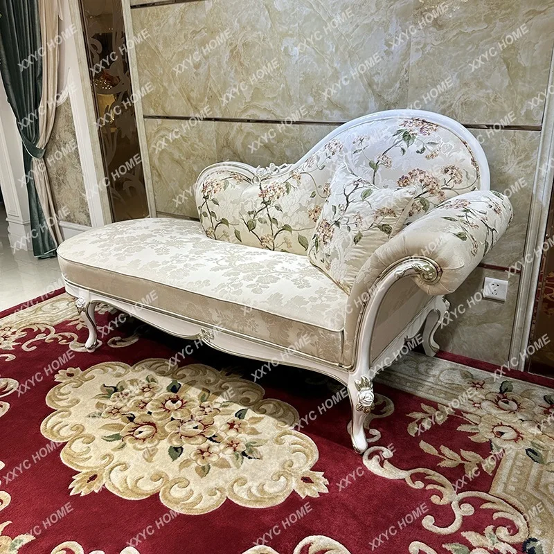 fabric embroidered concubine chair,  luxury beauty couch