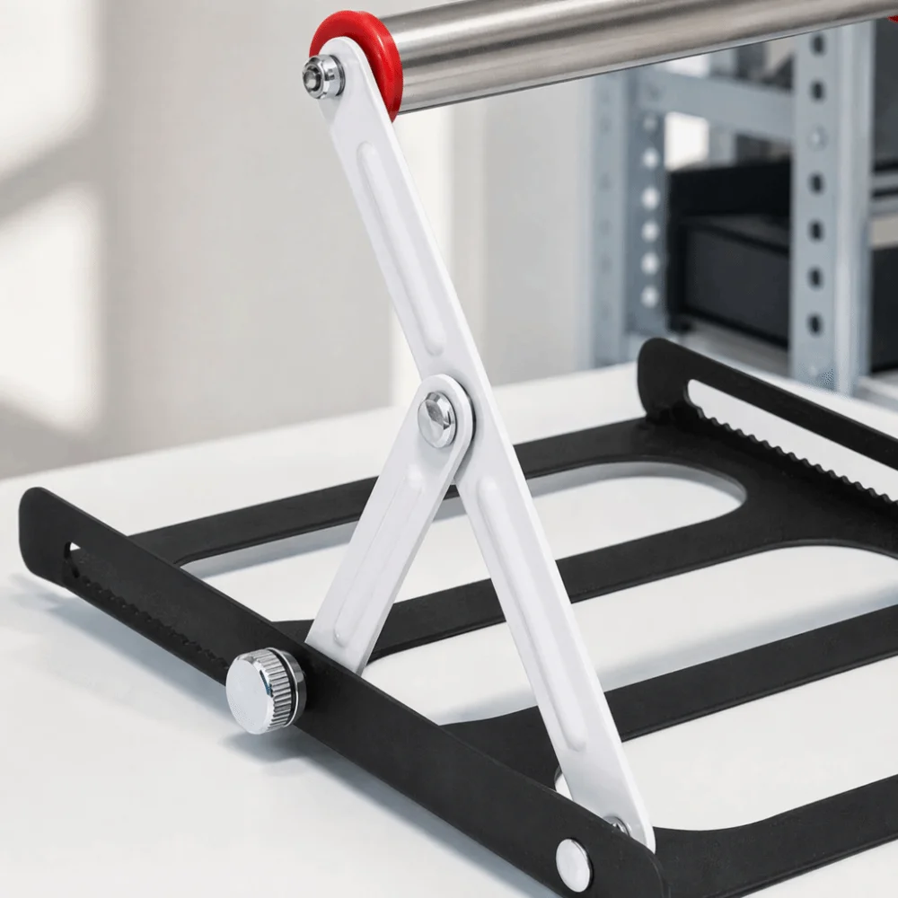 Multi-functional Cutting Machine Support Bracket Foldable Design Adjustable Support Miter Saw Stand Metal Construction
