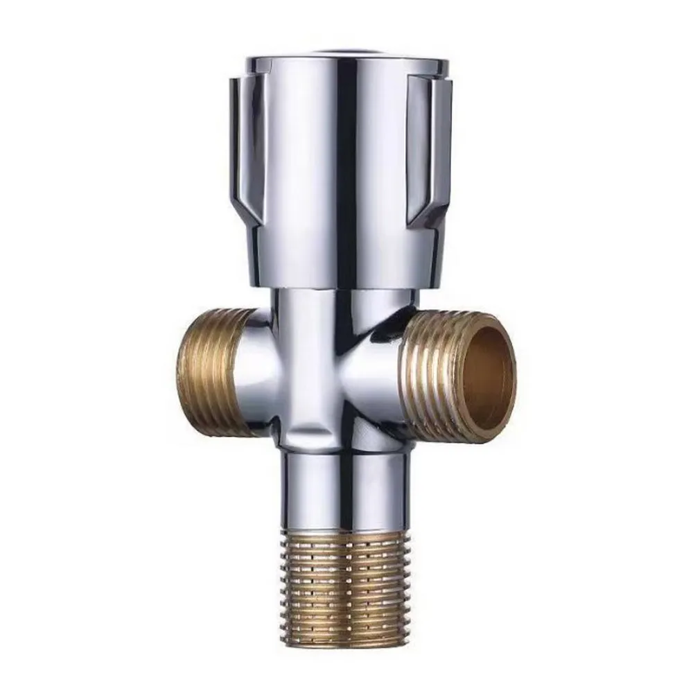 1 in 2 out Way Angle Valve 1/2