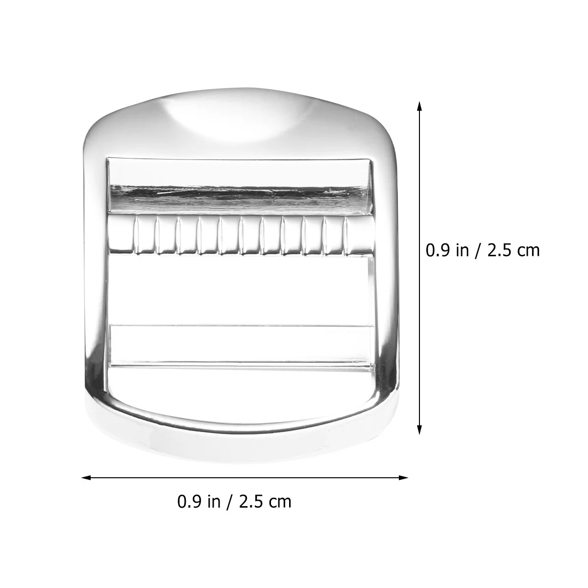 

10Pcs Heavy Duty Square Buckles Zinc Alloy Slide Adjuster for Luggage Backpack Strap Portable Lightweight Strap Connector