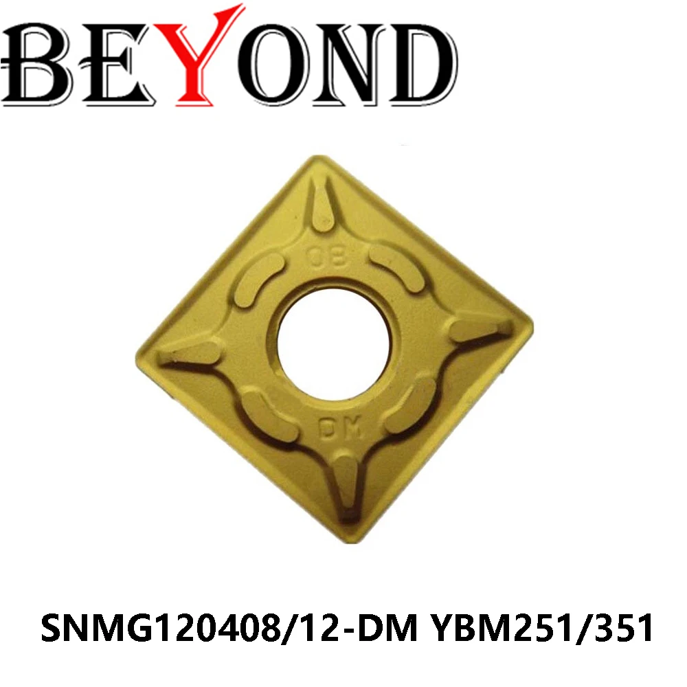 

Original SNMG120408-DM SNMG120412-DM YBM251 YBM351 Cutter Carbide Inserts Turning Tools Machine BEYOND SNMG120408 DM Lathe SNMG