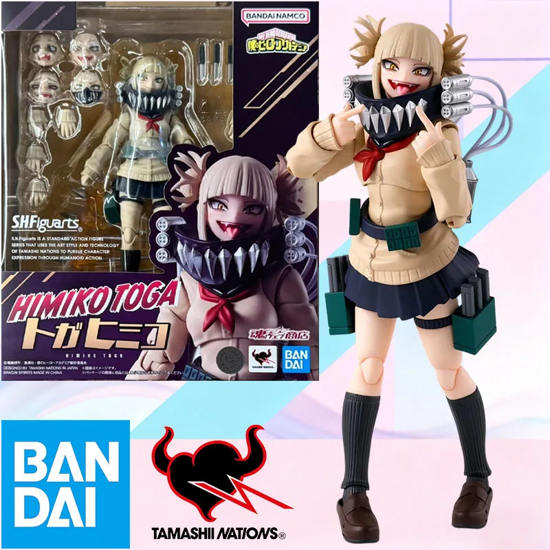 

Bandai S.H.Figuarts My Hero Academia Himiko Toga Action Figure Premium Bandai Limited Collectible Model ABS PVC Movable Toy