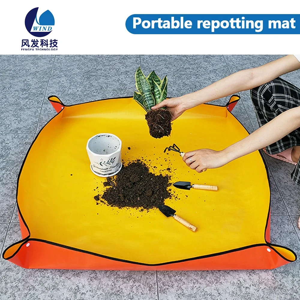 

Repotting Mat for Indoor Plant Transplanting and Potting Soil Mess Control Portable Succulent Planting Potting Tray Gardening