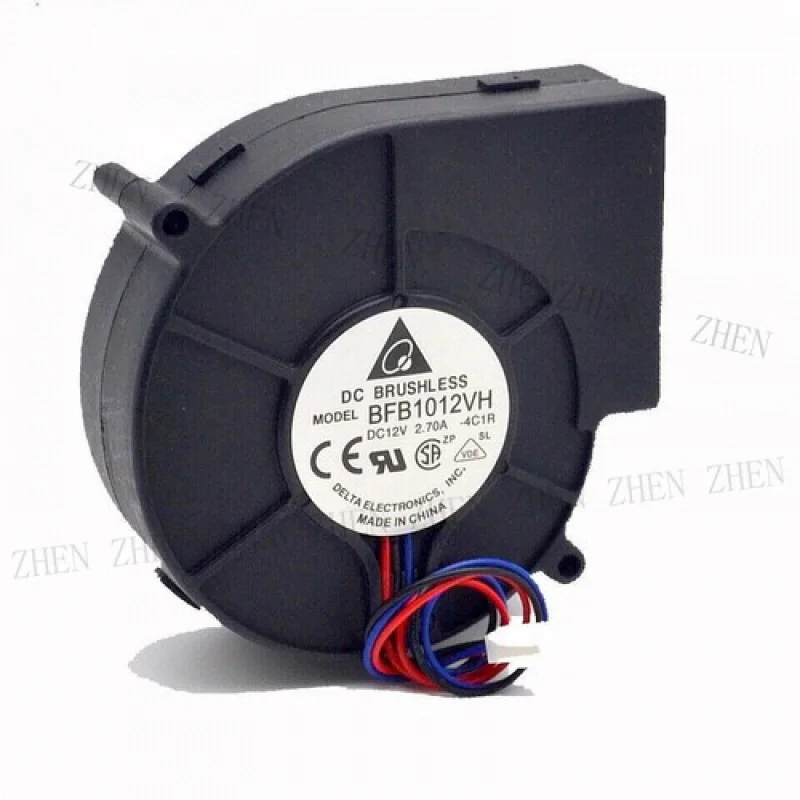 

Y For Delta 9733 BFB1012VH DC12V 2.70A large air volume turbine blast fan 3pin