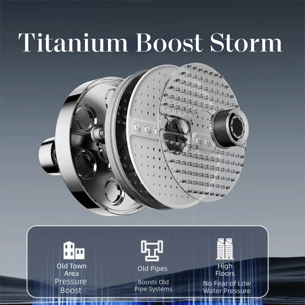 Thickened High-Pressure Shower Head Explosion-Proof Easy To Install Bathroom Shower Sprayer Portable Comfortable Water Flow
