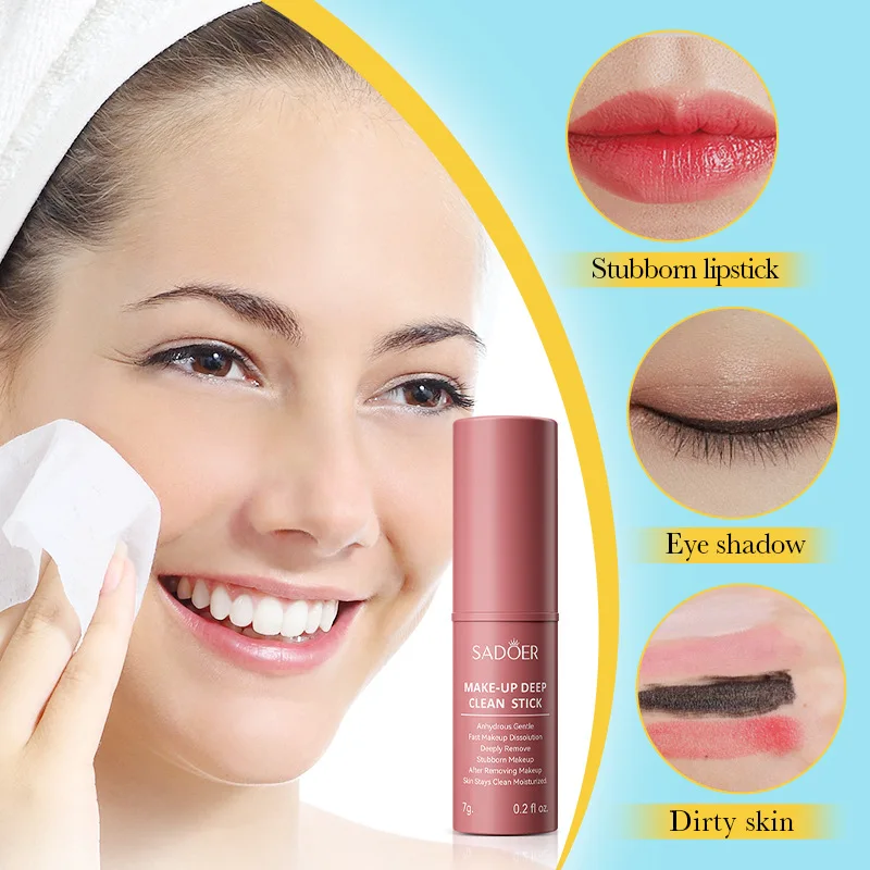 SADIER Centella Solid Face Cream Stick Smooth Repair Skin Barrier Moisturizing Anti Wrinkle Makeup Removal Cream Skin Care
