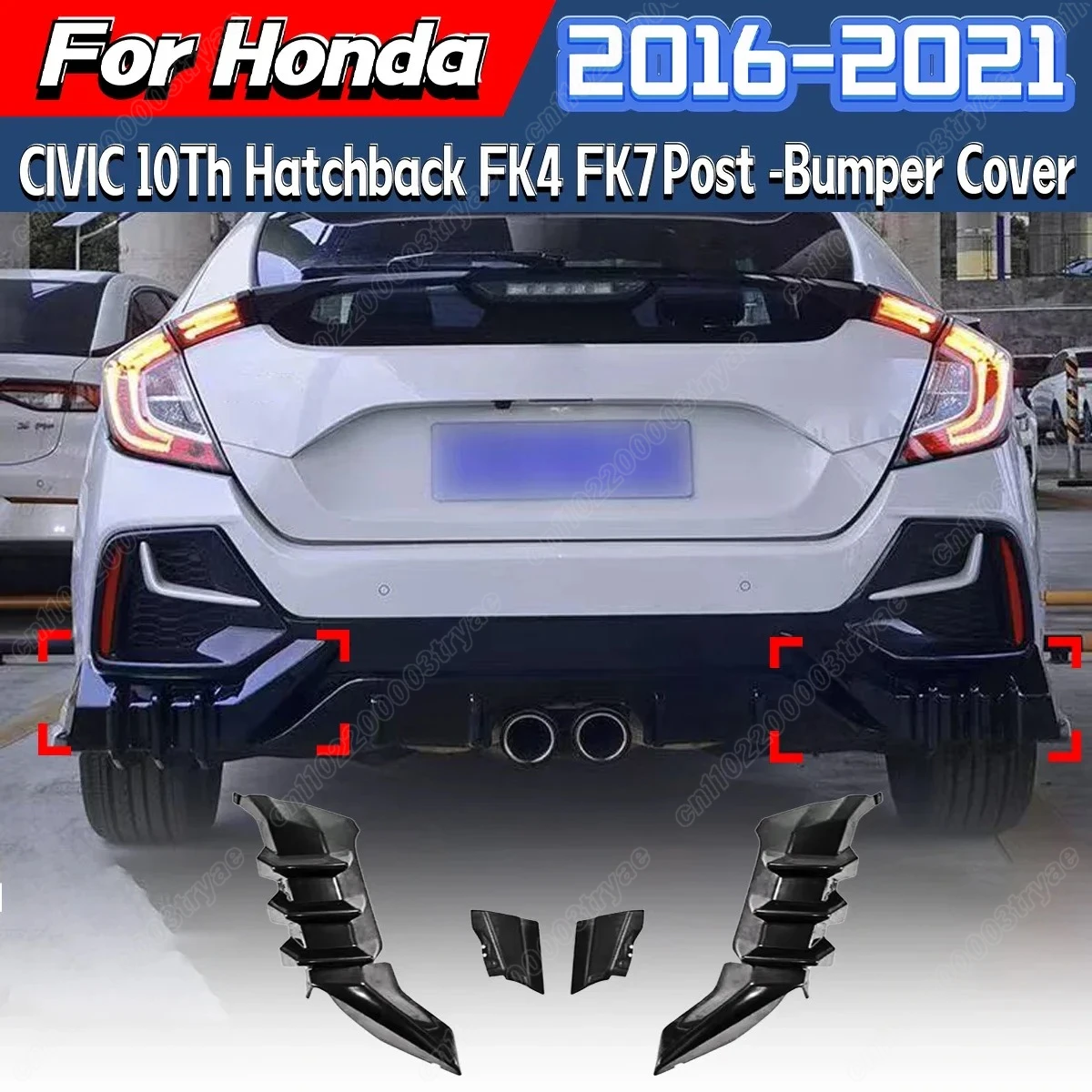 

For Honda Civic 10th Hatchback FK4 FK7 2016 2016 2018 2019 2020 2021 A Surround Diffusion Protection Cover After The Bumper