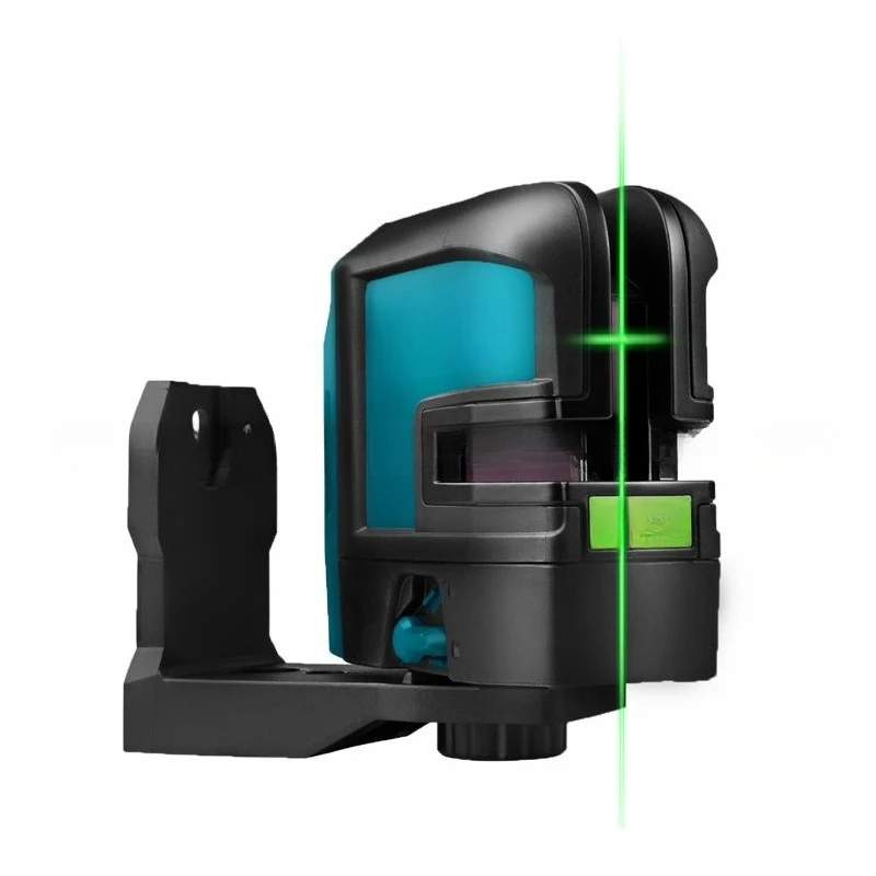 Level two lines, green light small portable mini cross flat water