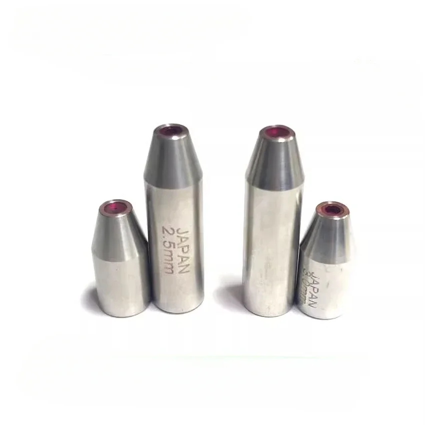 1PC EDM Electrode Drill Guide 12mm x 42mm Ruby Electrode Guide EDM Drilling Parts 0.1-3.0mm