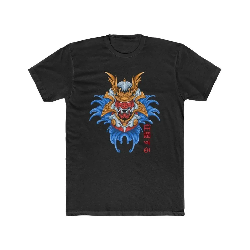Oni Samurai Demon Conquer T-shirt en coton pour hommes