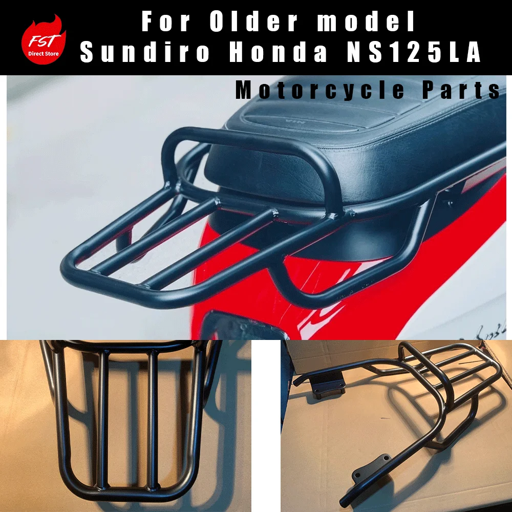 For Aftermarket rear luggage/top box rack for older-model Sundiro Honda NS125LA (suitable for mounting gas cylinders)