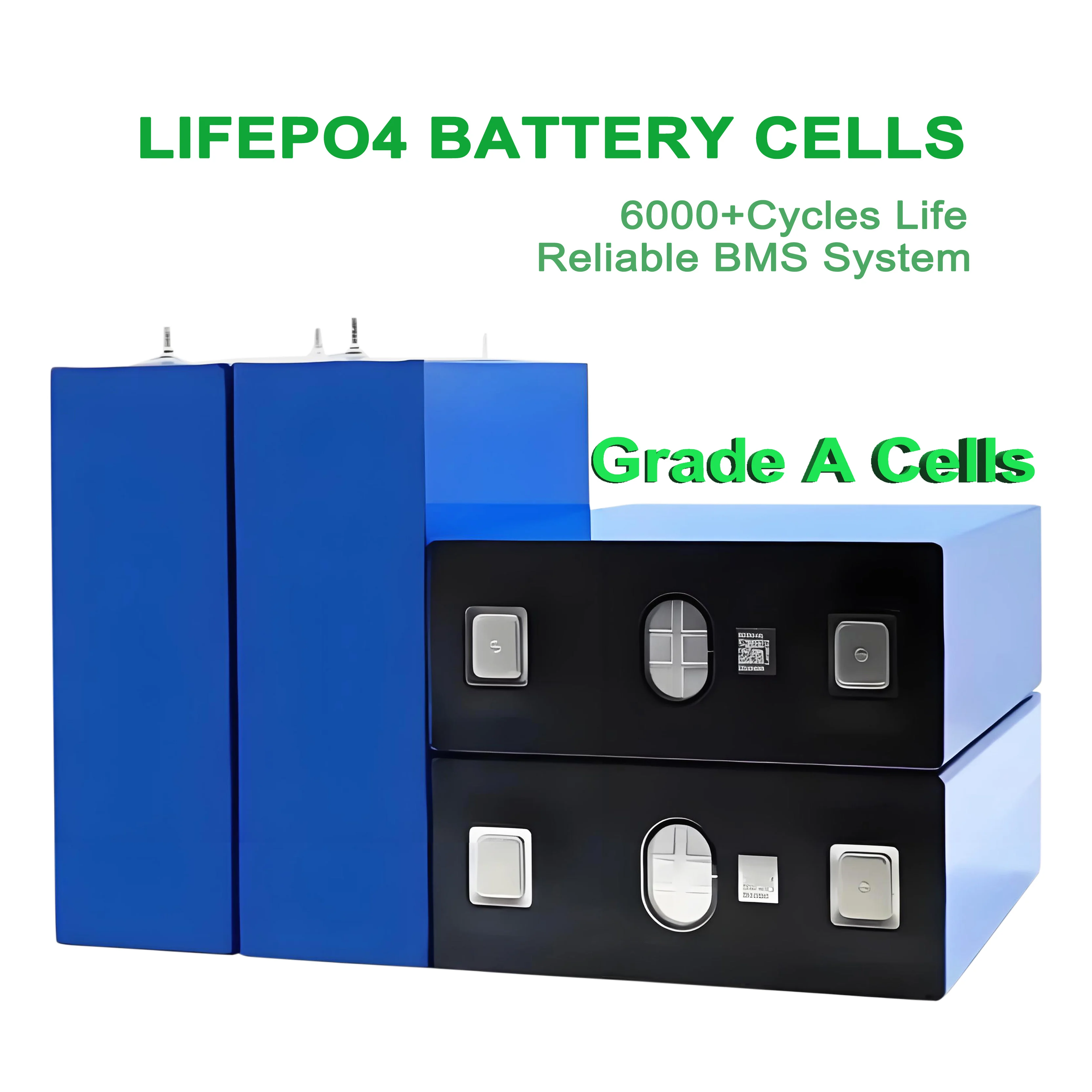 16KWh High Capacity Home Battery Lifepo4 Rechargeable Generator Backup 51.2V 314Ah Solar Storage Battery Standing with Wheels