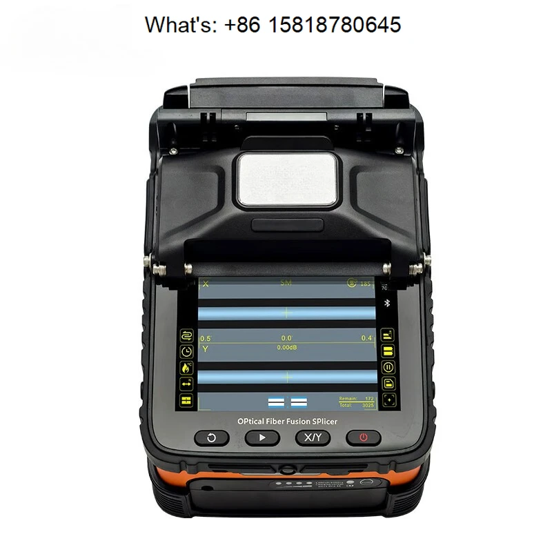 AI-5 fiber fusion splicer with 6motors / low loss equipped with multiple languages /a large screen with 320 times magnification