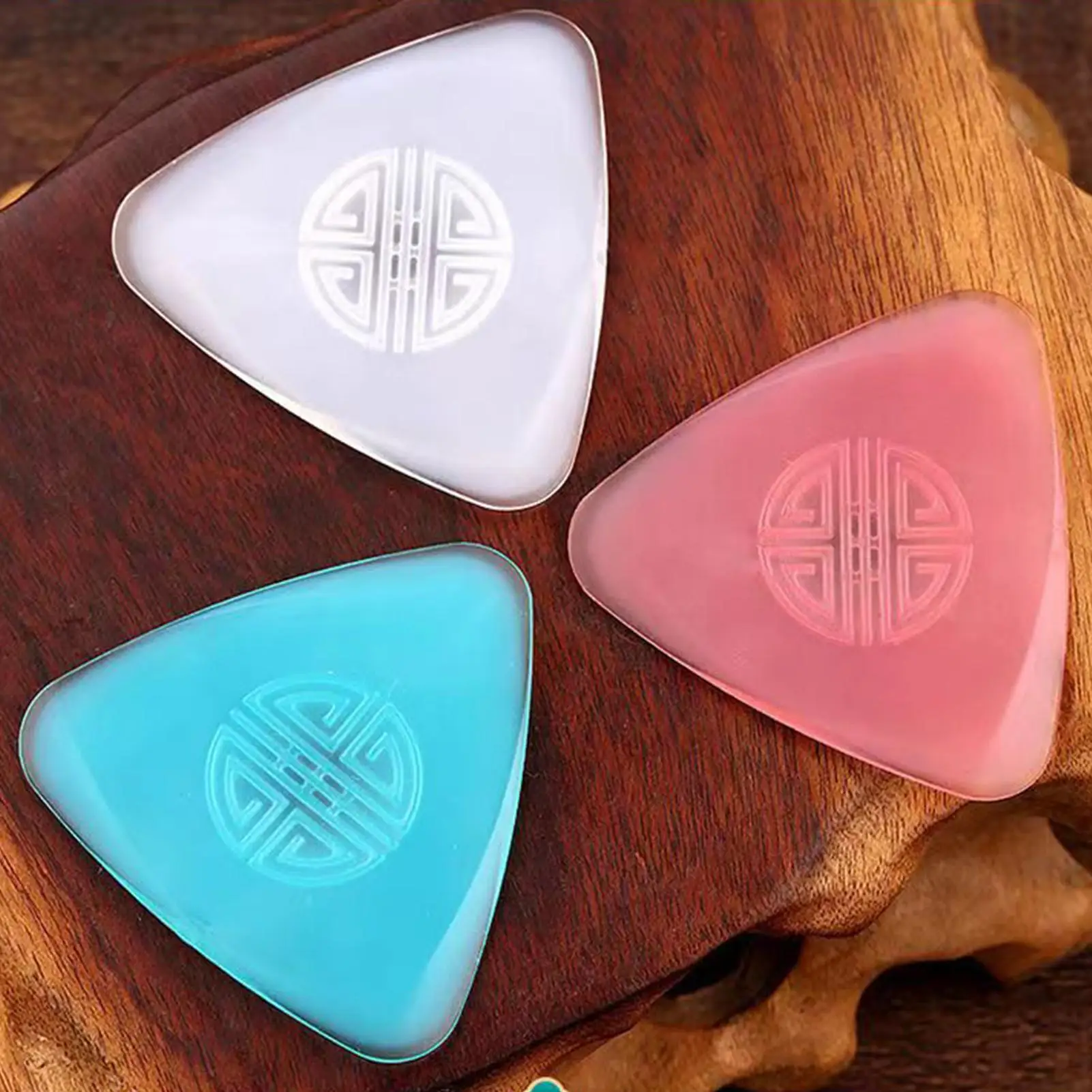 Nylon Non-Slip Guitar Picks Thin Acoustic & Bass Picks For Musicians & Beginners, Versatile Music Accessories For Ukulele