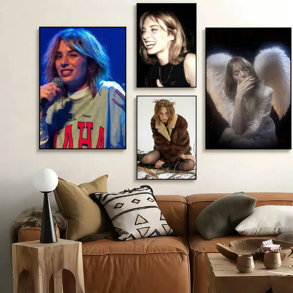 Actor M-Maya H-Hawke Poster Self-adhesive Art Waterproof Paper Sticker Coffee House Bar Room Wall Decor