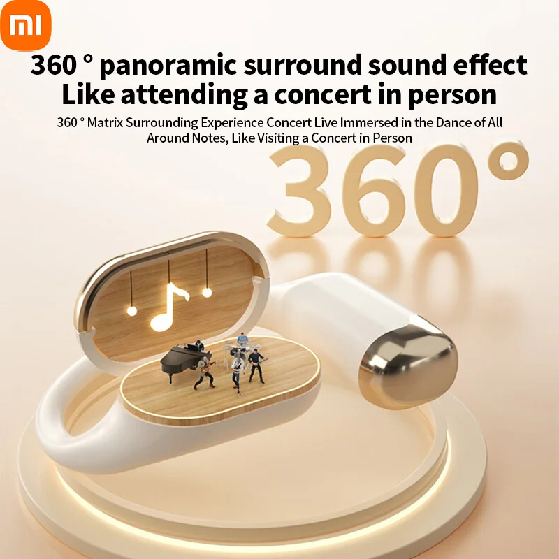 Xiaomi G118 TWS Air Conduction Wireless Earphone Bluetooth5.4 Headset EarHook Sport Touch Control ENC Noise Cancelling Headphone