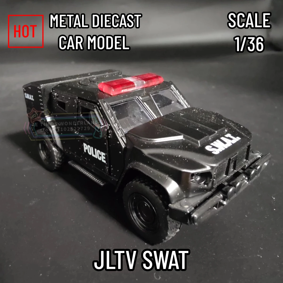 Scale 1/36 JLTV US SWAT Car Model Replica Diecast Mini Vehicle Collection Home Interior Decor Xmas Gift Kid Boy Toy