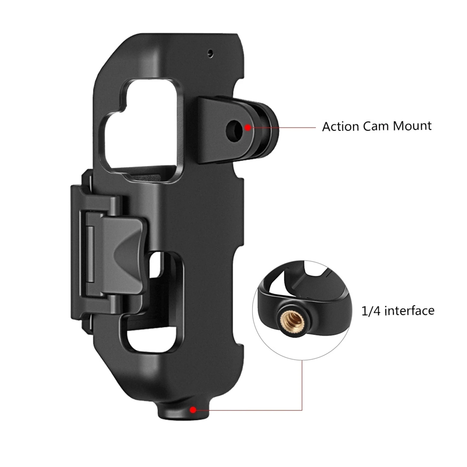 PULUZ Housing Shell Protective Cover Bracket Frame for DJI OSMO Pocket/Pocket 2