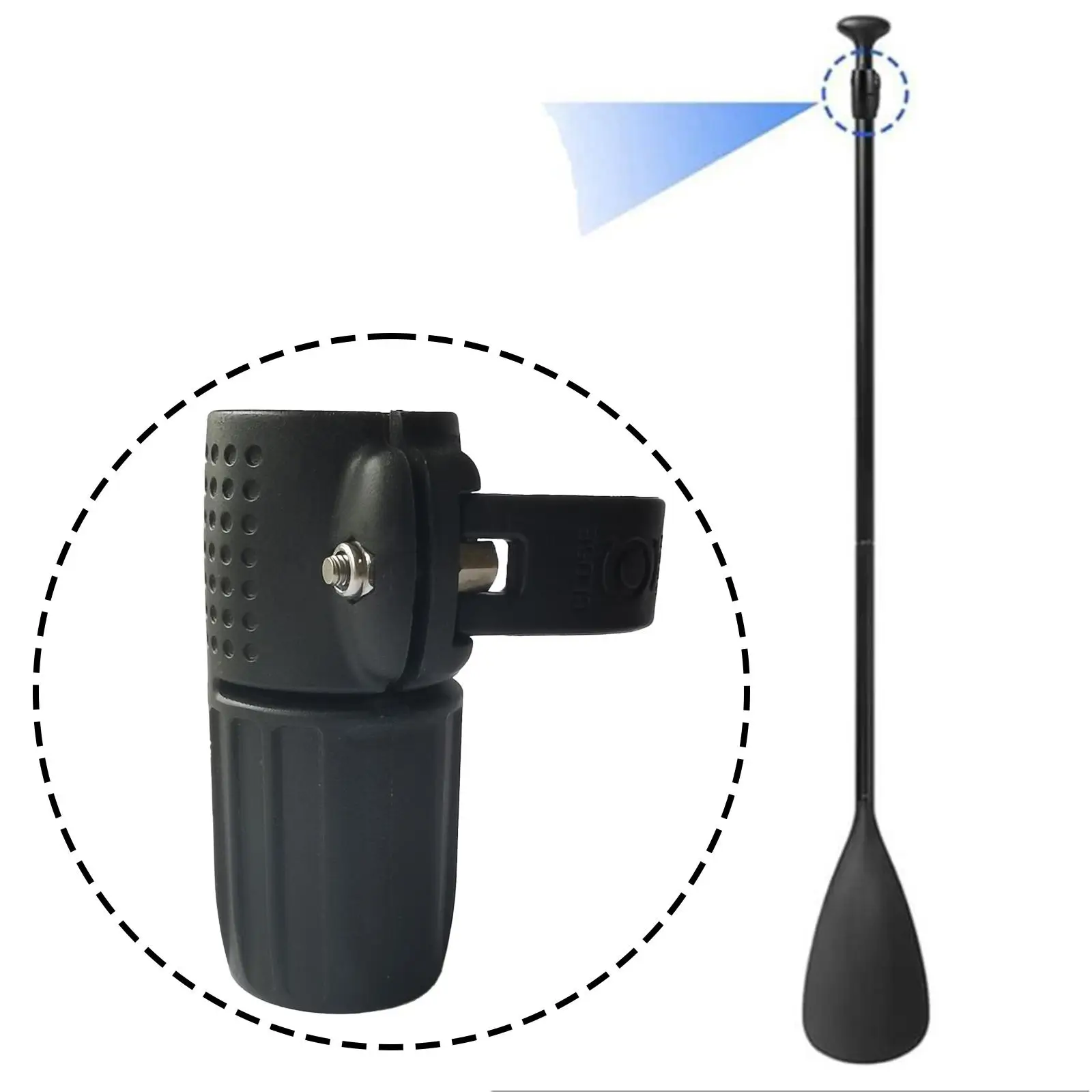 

PVC Paddle Clamp Quick Release Buckle Adjustable Button Part for Stand Up Paddle Board Kayak Paddle Surfing