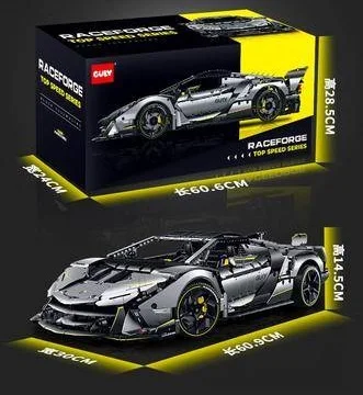 متوفر 10638 MOC التقنية RC 1:8 سيارة رياضية اللبنات نموذج سباق الطوب تجميع لعب للبنين هدية الكريسماس مجموعة #2