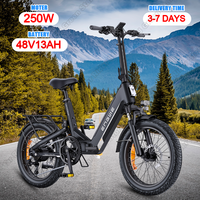 ENGWE L20 3.0 BOOST Electric Bike 250W Motor 48V13AH Lithium Battery Hydraulic Disc Brake Electric Bicycle 20*3 inch Tire E-Bike