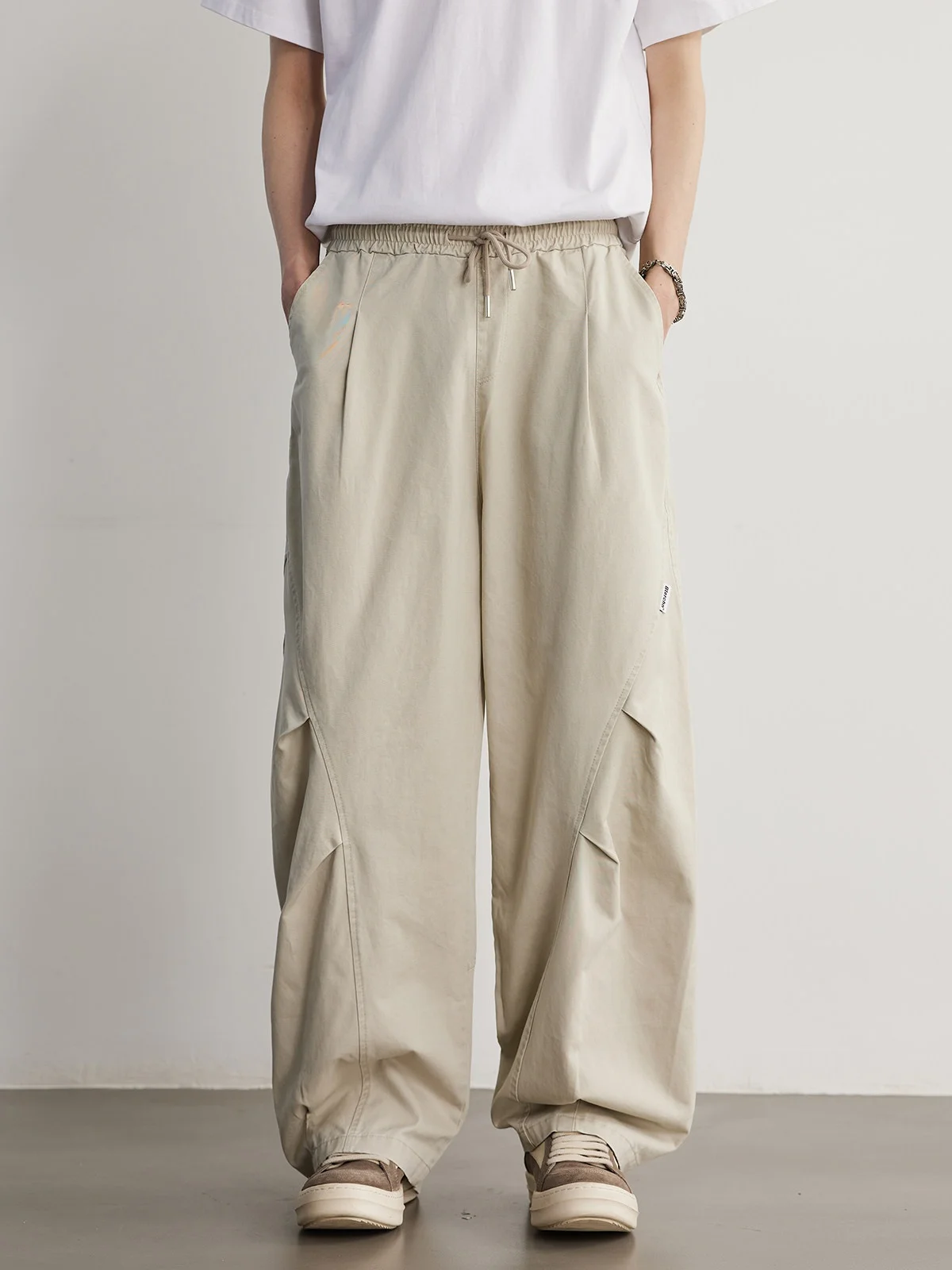 

Американские джинсы-карго в стиле парашютиста, осенняя новинка, унисекс, повседневные, широкие, прямого кроя, стильный дизайн, хлопок