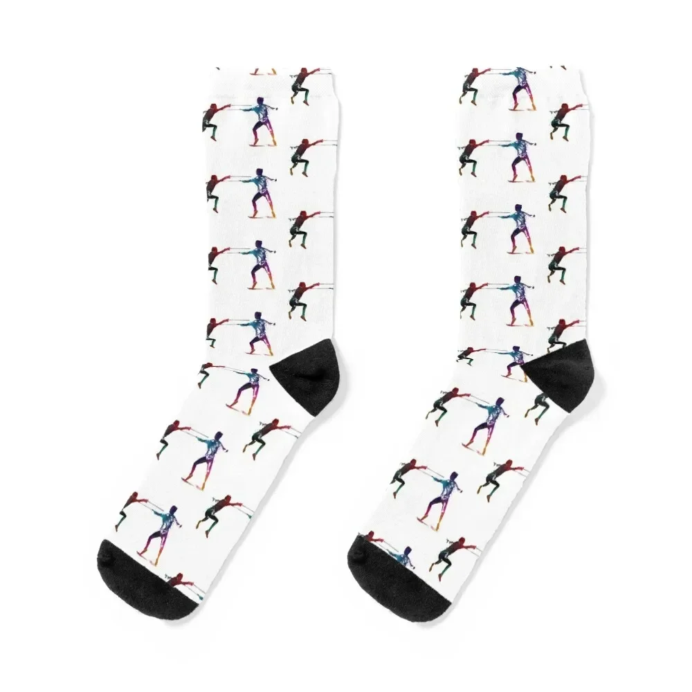 

fencing sport art #fencing #sport Socks japanese fashion Running Stockings Socks Female Men's