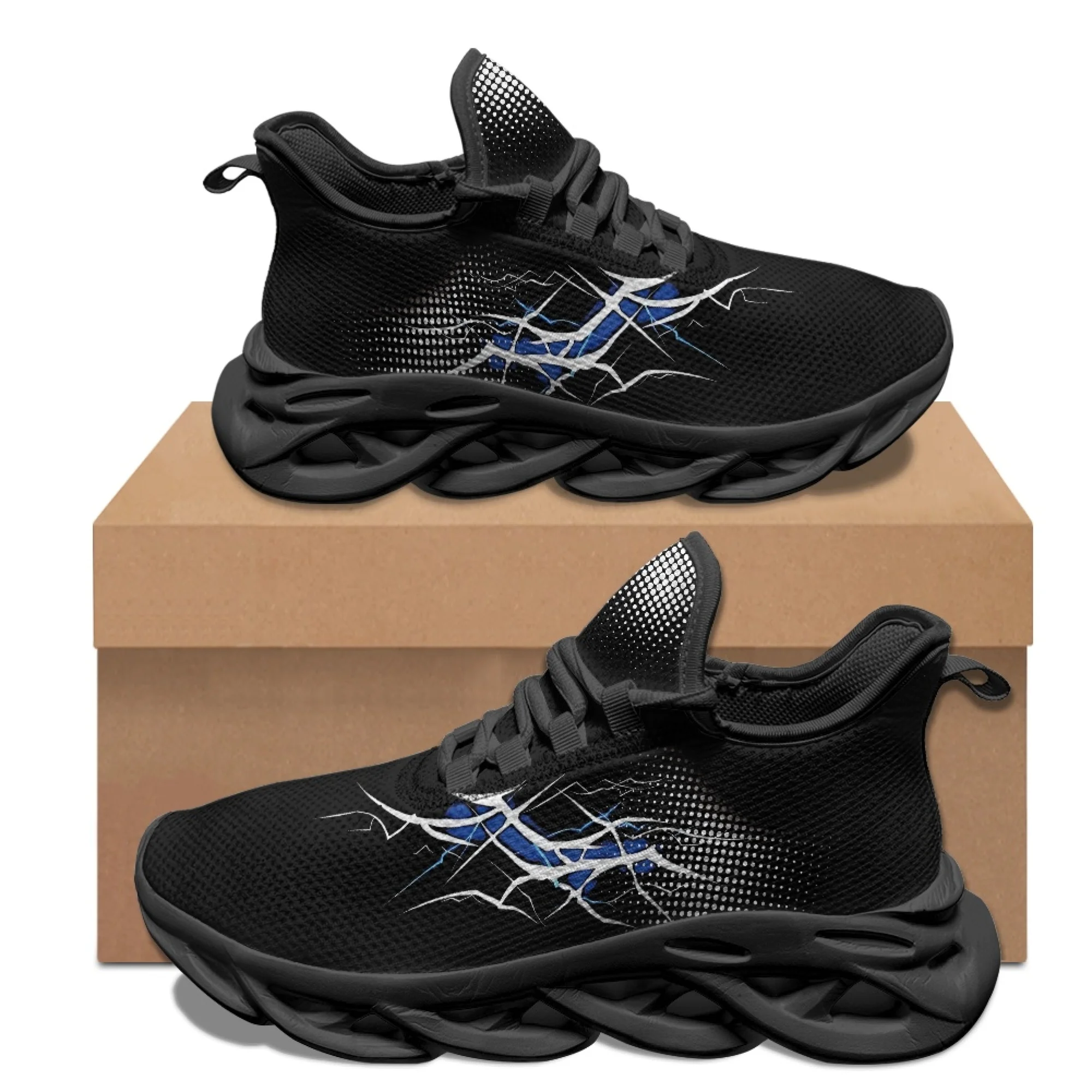 

XIXIRIMIDO Lightning Print Max Soul Shoes Mens Walking Shoes Gym Casual Shoes Women's Fashion Snakers Breathable Mesh 35-48