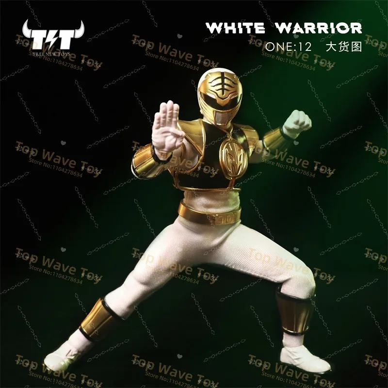 شجرة الأسهم الجديدة ألعاب جديدة 1/12 الأخضر العظيم الأبيض قوة رينجرز المنقولة القماش عمل الشكل ذاكرة الطفولة 6 "مجموعة التماثيل