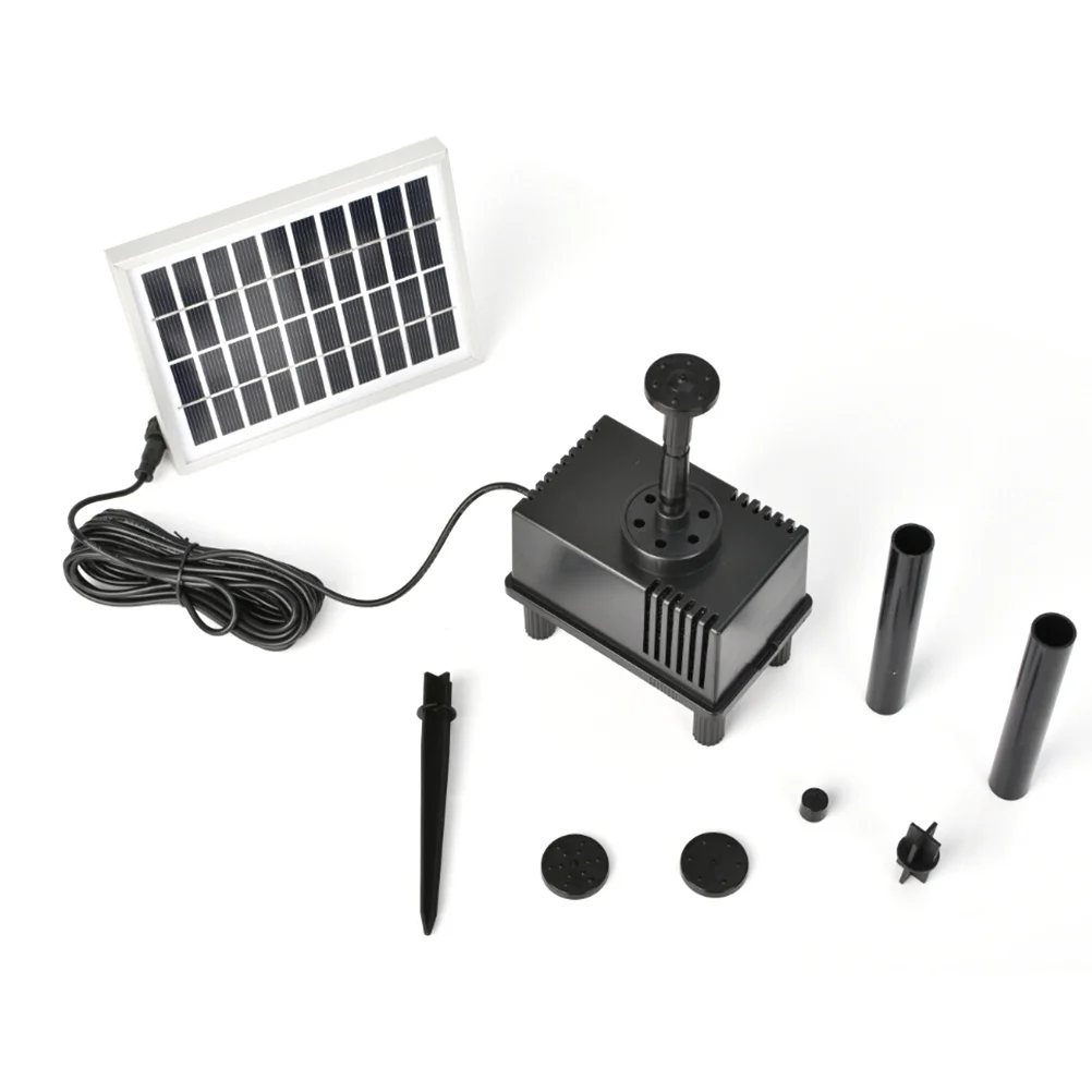 

1.8W Solar Powered Pond Fountain Pump Submersible for Aquarium Fountains Spout Garden Patio Waterfall Display Solar Pond Pump