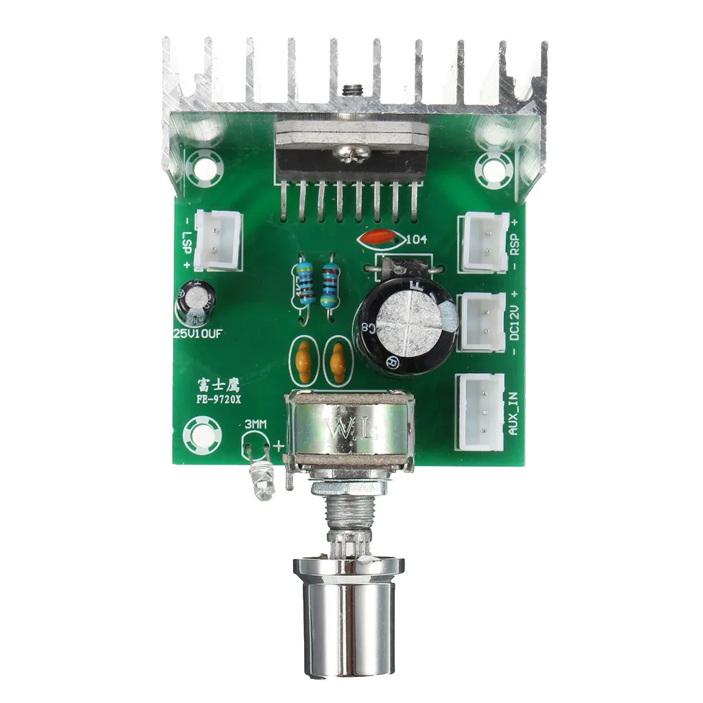 FE‑9720B TDA7297 Dual‑Channel Noise‑Free Power Amplifier Board | 12V Finished Audio Amp for DIY Speakers