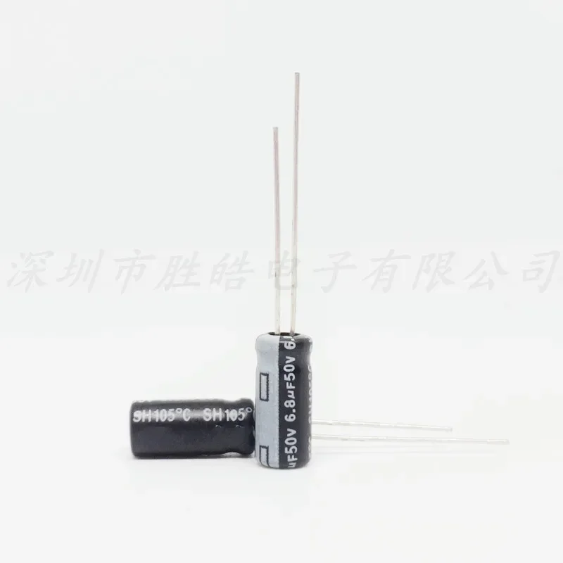 

（2PCS/10PCS） Volume ：5x11mm 50V6.8uF Straight Plug 50v6.8uf Aluminum Electrolytic Capacitors