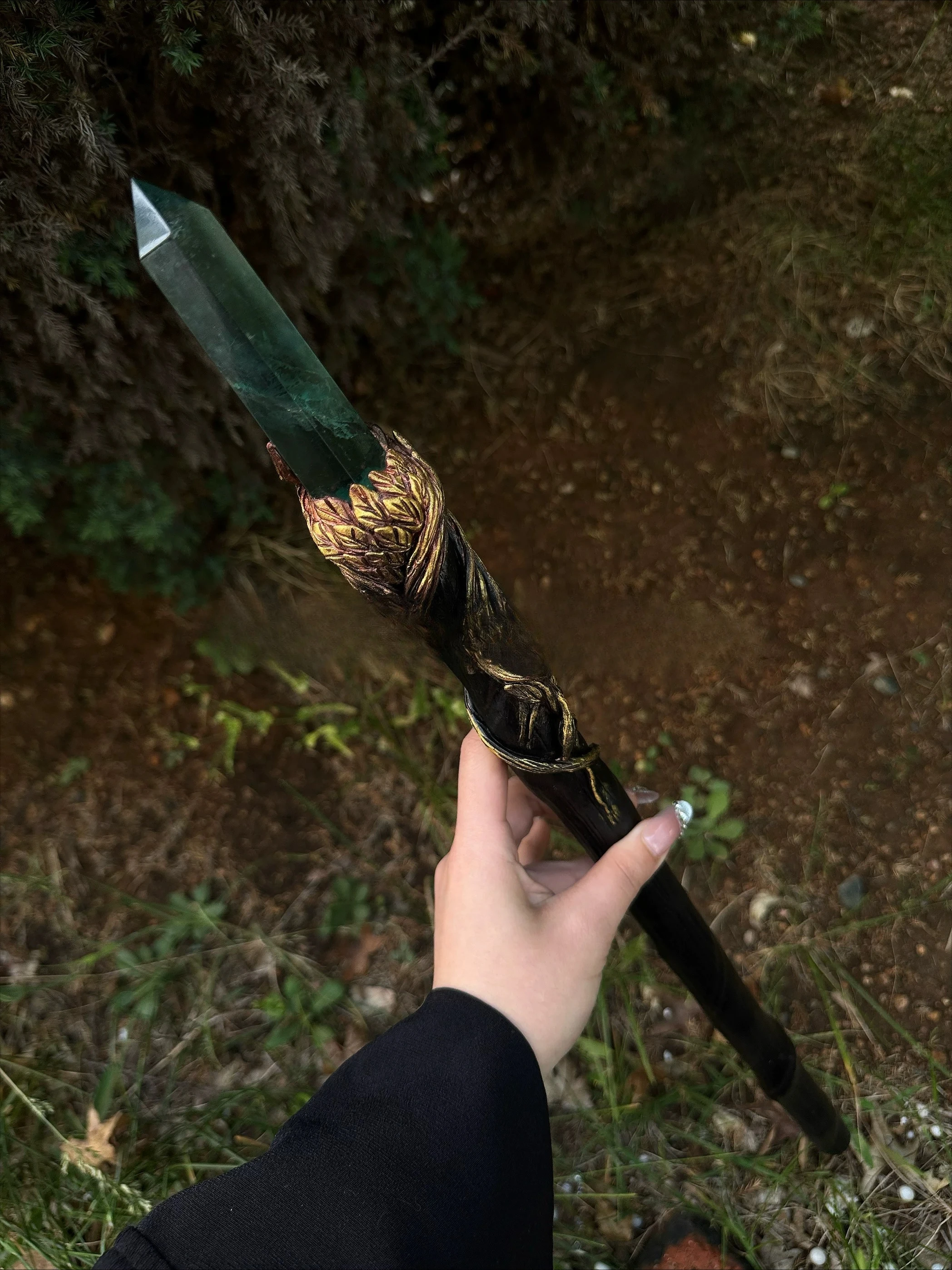 Forest Witch Scepter, Crystal Scepter
