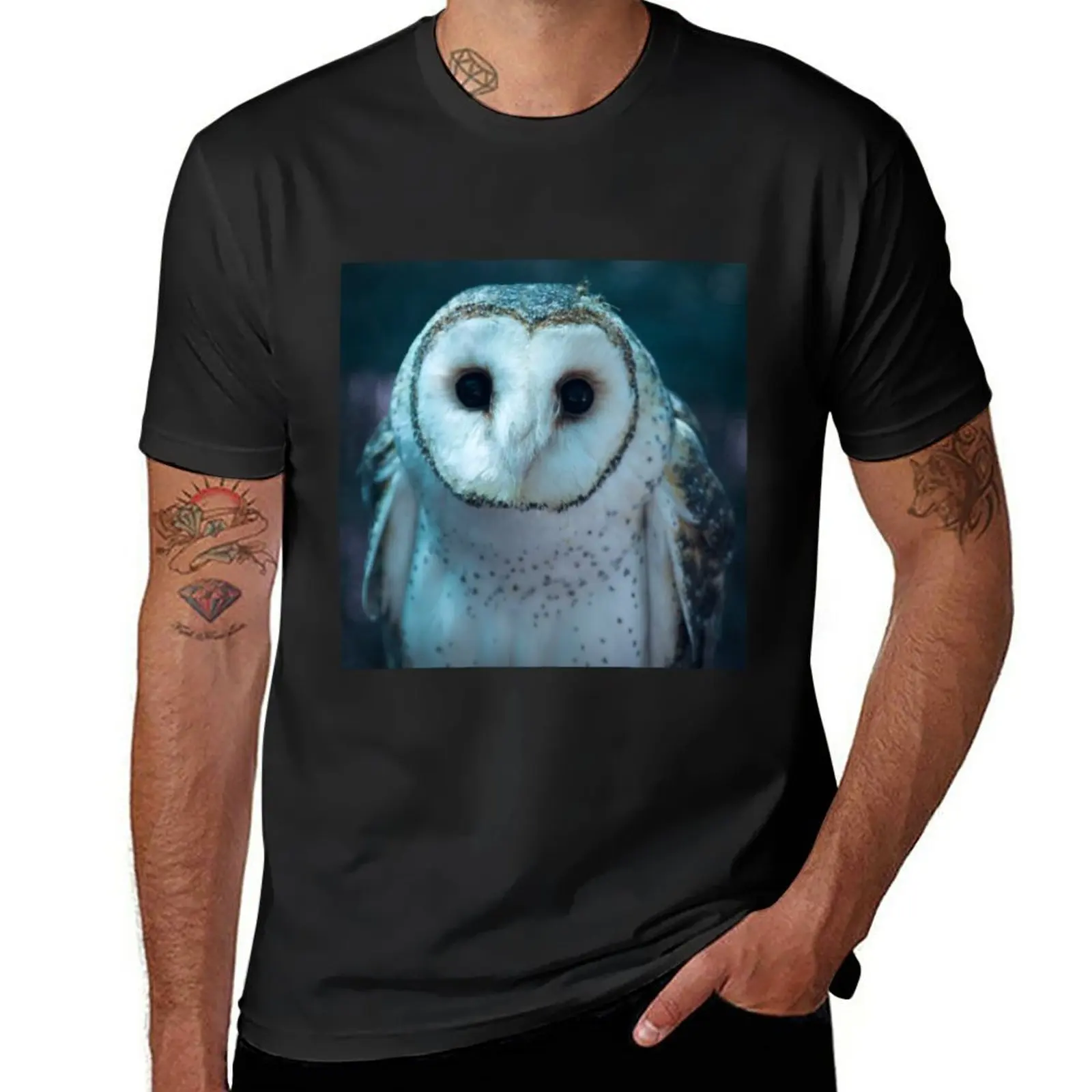 

New Barn Owl Stare T-Shirt new edition t shirt quick drying t-shirt heavy weight t shirts for men