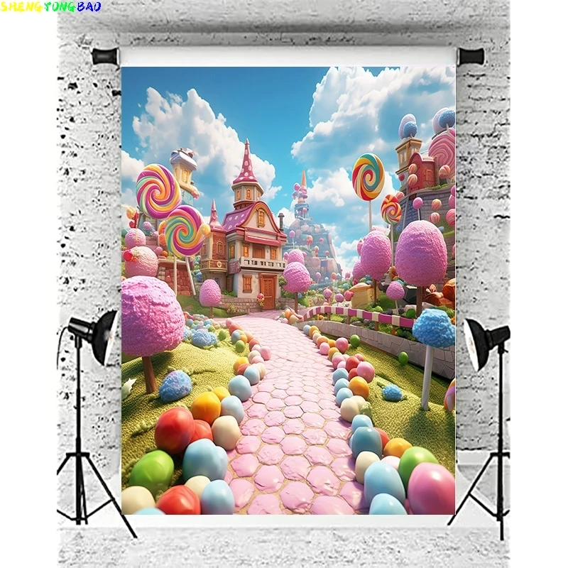 

Balloons Arch Decorations For Baby Shower Photography Backdrops Props Birthday Newborn Party Theme Photo Studio Background BE-20
