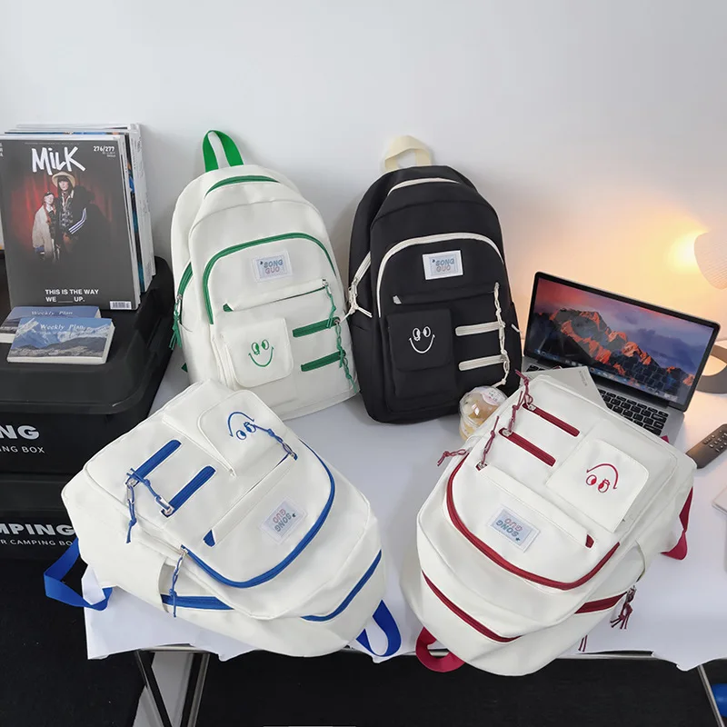 Shoulder Bag Large Capacity Multifunctional Color Collision Leisure Backpack New Niche Hundred With Waterproof Travel Backpacks