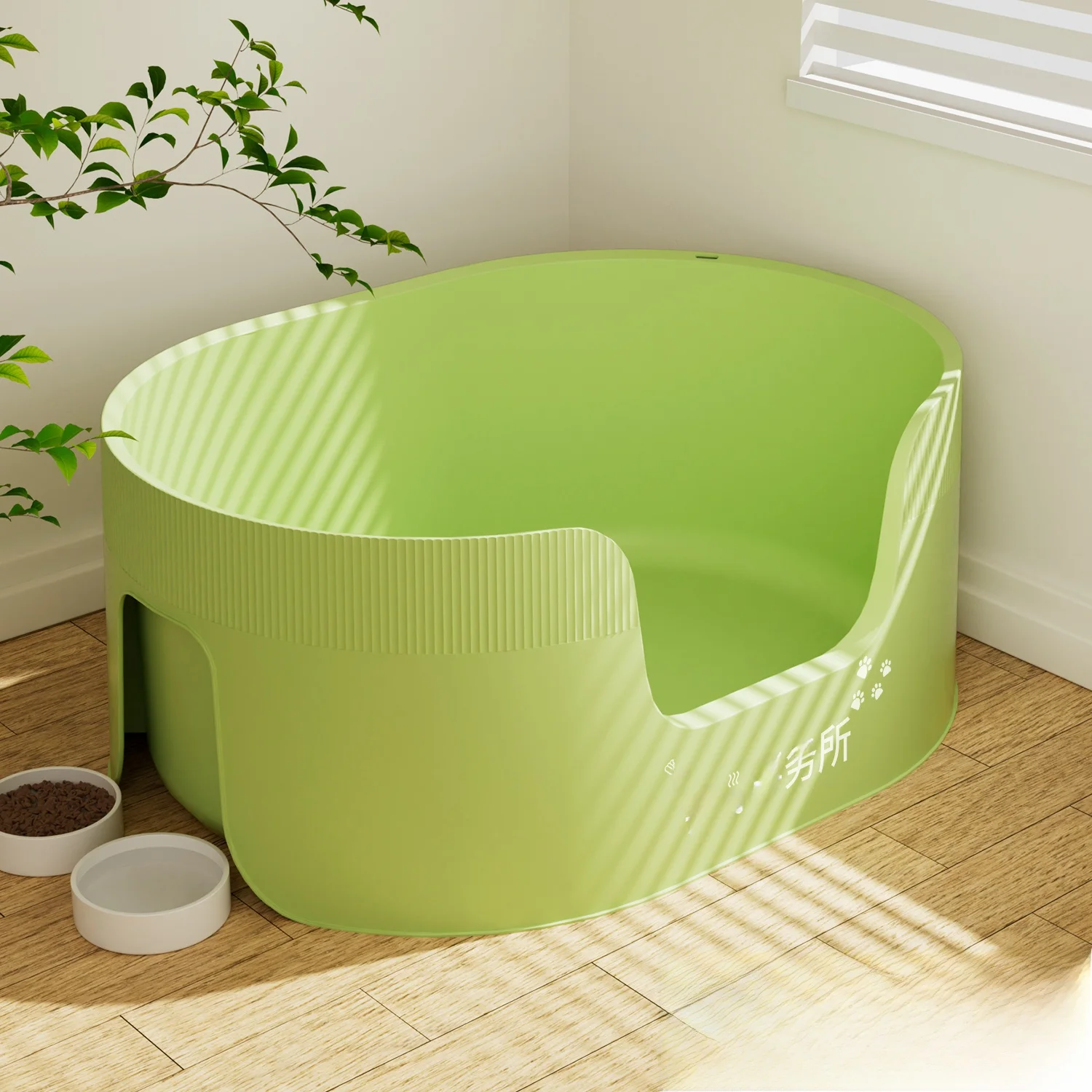 lettiera-grande-aperta-anti-schizzi-con-design-semi-chiuso-adatta-per-gattini-maine-coon-facile-da-pulire-forma-rotonda