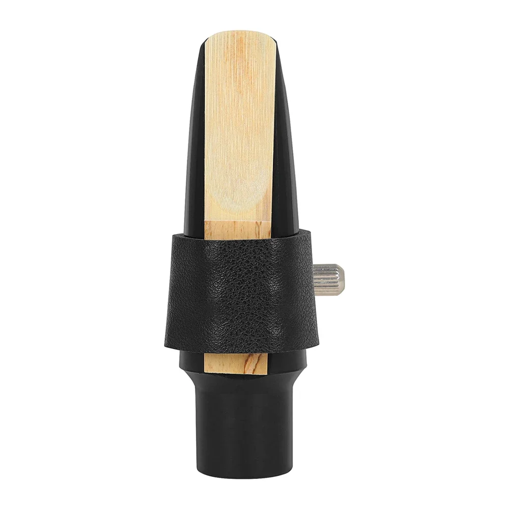 Tenor Saxophone Mouthpiece Head Clip Set Saxophone Mouthpiece Set Musical Instrument Accessories Clip + Reed + 2 Tooth Pads