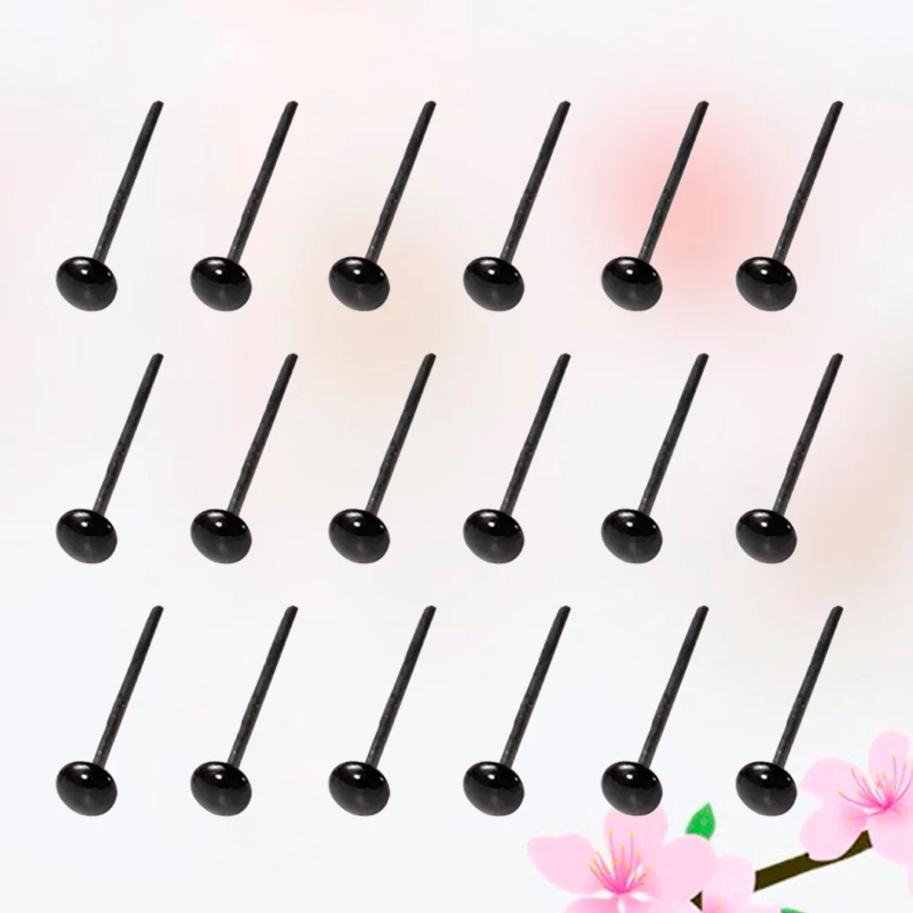 

200Pairs Black Safety Eyes Plastic 6mm Durable Material for DIY Animal Crafts Handmade Projects Plastic Eyes
