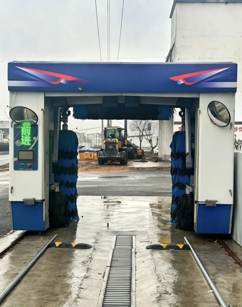 Gantry Automatic Car Washing Machine Remote Background Monitoring Checks Running Status Fault Alarm And Daily Wash Order Data