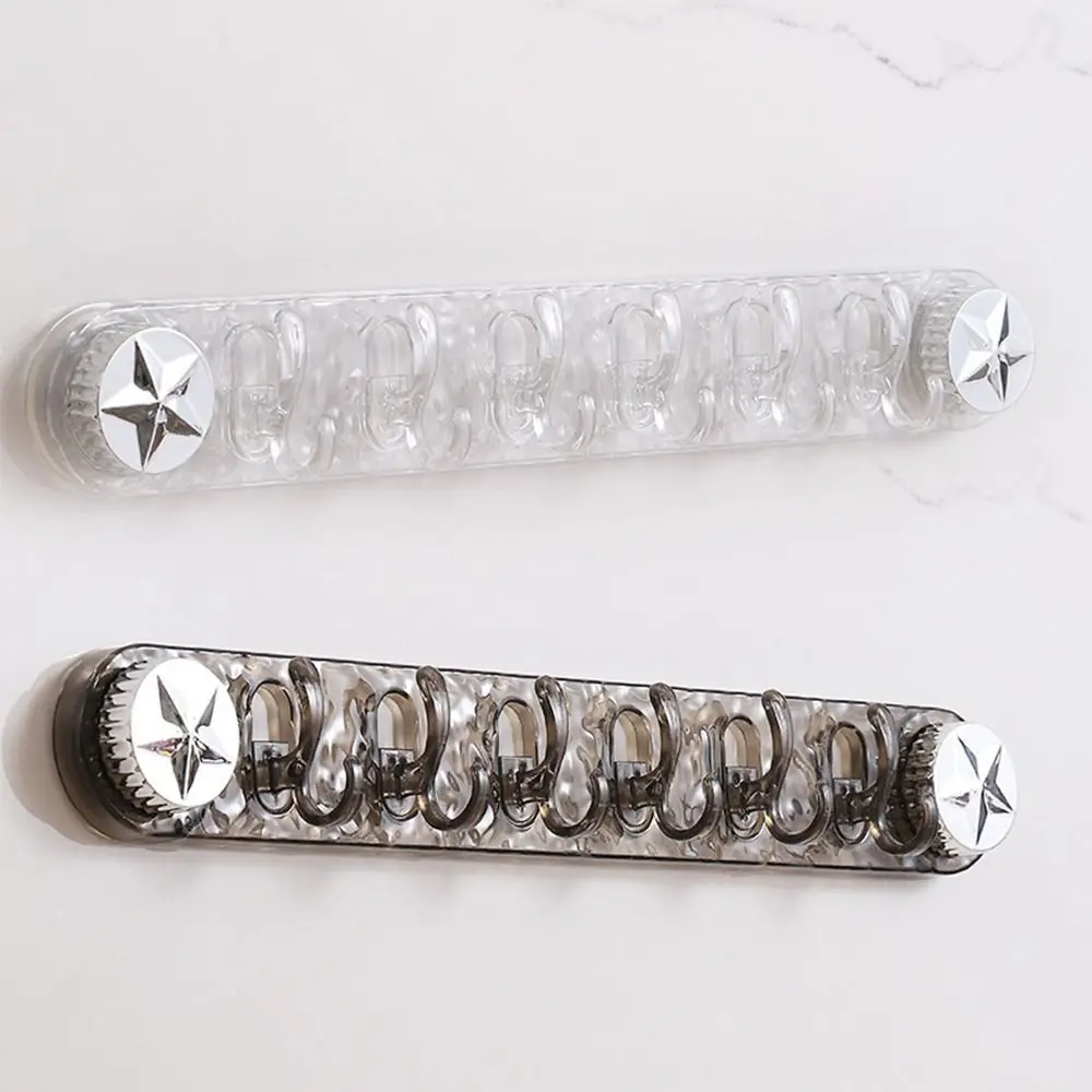 New Strong Vacuum Cup Hook Multi-Purpose Towel Rack Wall Mounted Hooks Traceless Kitchen Utensils Storage Row Hook